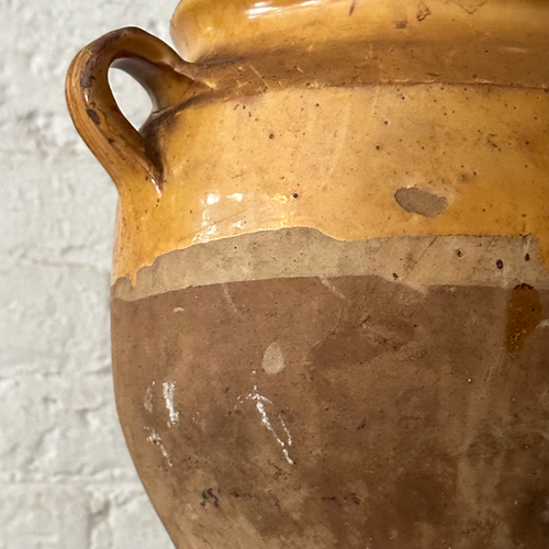 18th Century French Ceramic Glazed Confit Pot (CV04)