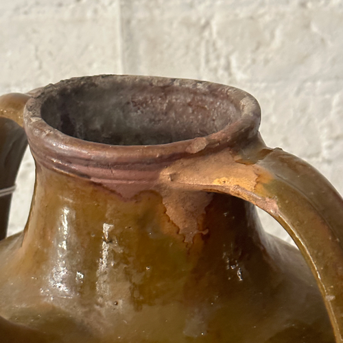 18th Century French Spouted Ceramic Oil Vessel (CV11)