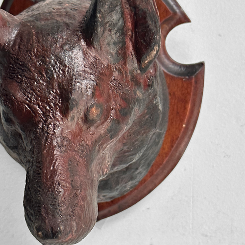 Antique Black Forest Carved Fox (F2404)