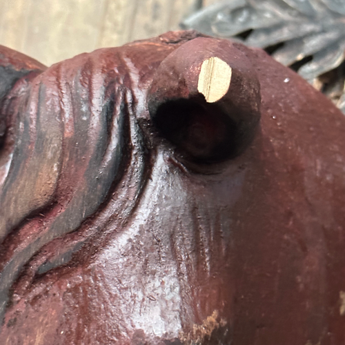 Antique Black Forest Carved Horse Head