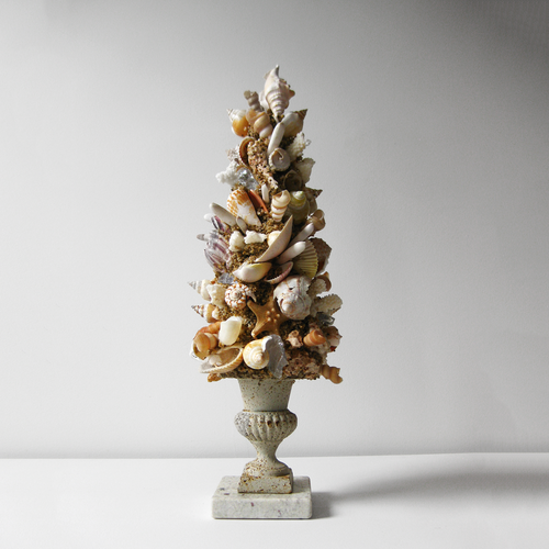 Small Shell Topiary Sculpture by Christopher D. Bassett