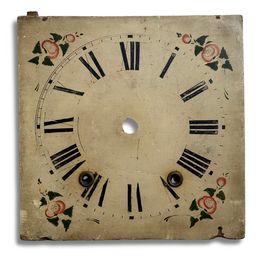19th-century Wooden Clock Face (#3)
