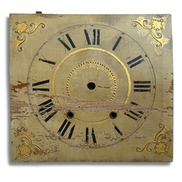 19th-century Wooden Clock Face (#4)