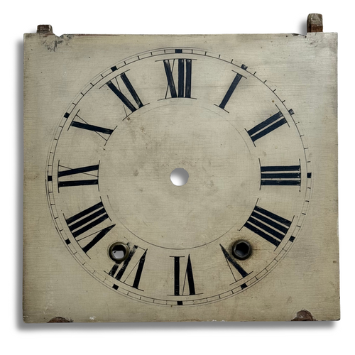 19th-century Wooden Clock Face (#5)