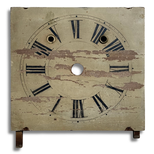 19th-century Wooden Clock Face (#6)