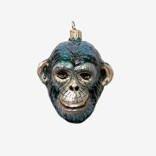 Monkey Head Ornament