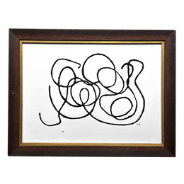 "String" in a 19th Century Antique Frame