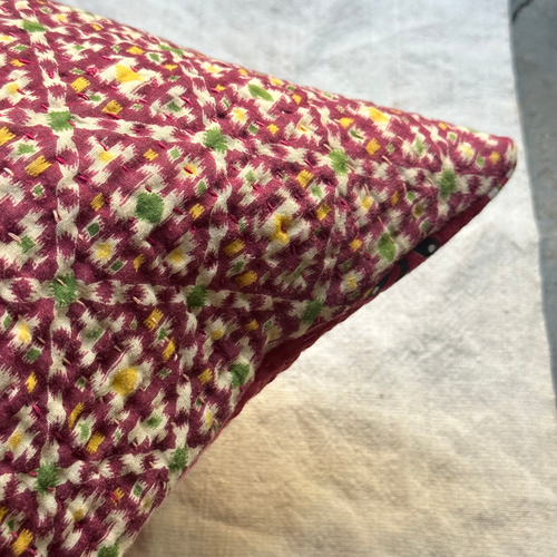 Vintage Sari Pillow (24-04)