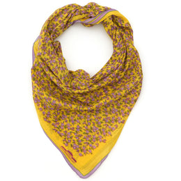 N°658 Cotton Scarf in Yellow