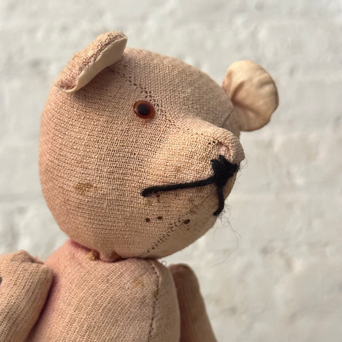 Vintage Pink Teddy Bear
