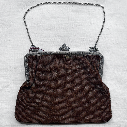 19th Century French Beaded Handbag