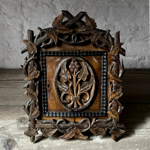 Antique Black Forest Carved Cabinet