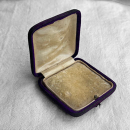Purple Victorian Velvet Jewelry Box #140