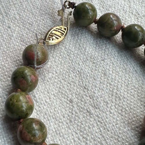 Vintage Soapstone Beaded Necklace