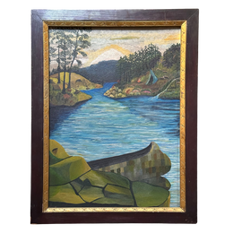 Early 20th Century Framed Landscape Painting