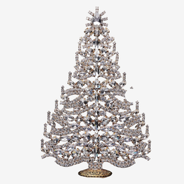 Rhinestone Crystal Pinnacle Christmas Tree