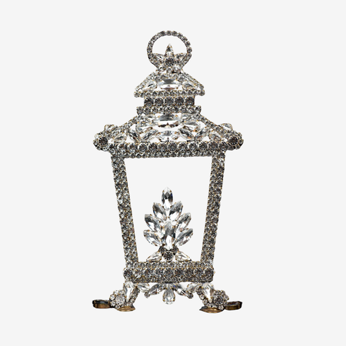Medium Rhinestone Crystal Bethlehem Lantern Light