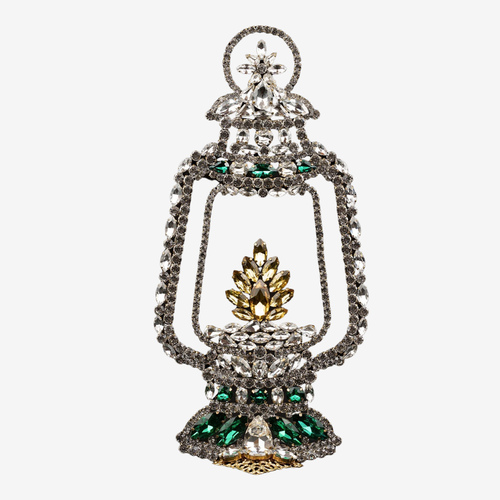 Rhinestone Crystal Bethlehem Lantern Light