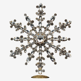 Small Festive Rhinestone Crystal Winter Star