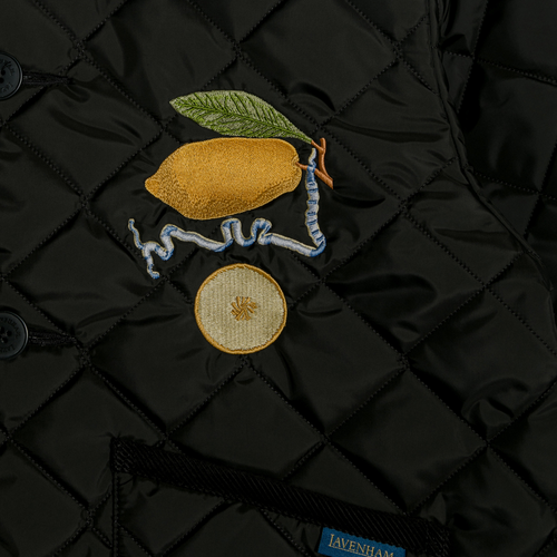 John Derian Lemon Teynham Women's Jacket in Black