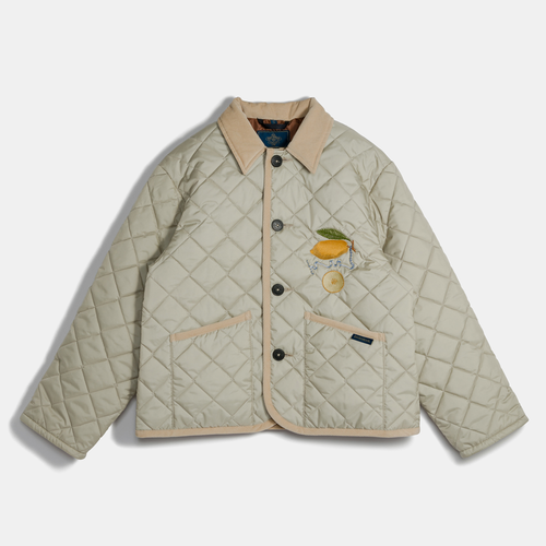 John Derian Lemon Teynham Women's Jacket in Natural Clay