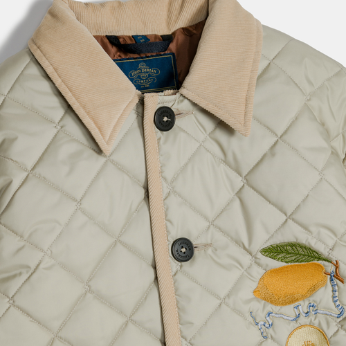 John Derian Lemon Teynham Women's Jacket in Natural Clay