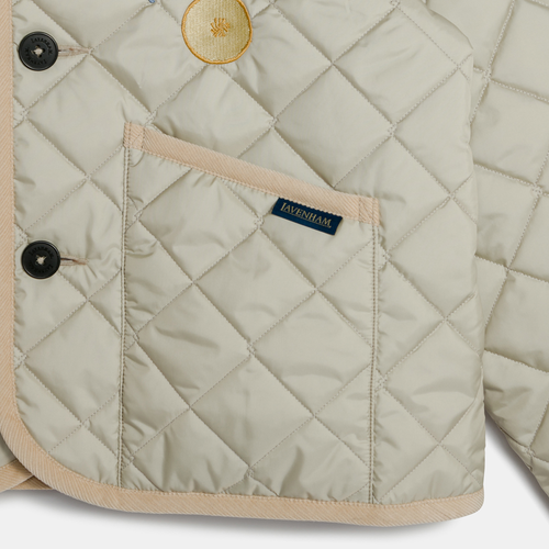 John Derian Lemon Teynham Women's Jacket in Natural Clay