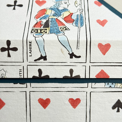 Antoinette Poisson Large Wedding Box in "Cartes à jouer parfumées" No. 1A
