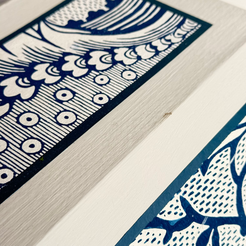 Antoinette Poisson Large Wedding Box in "Torrent Indigo" No. 72B