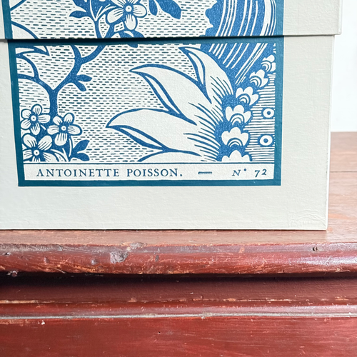 Antoinette Poisson Large Wedding Box in "Torrent Indigo" No. 72B