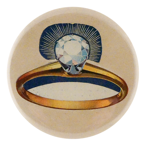 Blue Glow Ring Dish