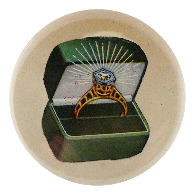Green Velvet Ring Box