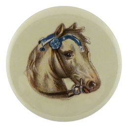 Blue Bow Horse