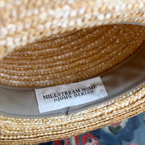 Millstream Home for John Derian Amish Straw Hat