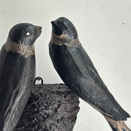 Black Forest Carved Birds Nest (N540)