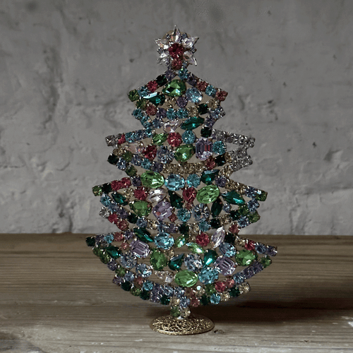 Multicolored Jeweled Tree with Star