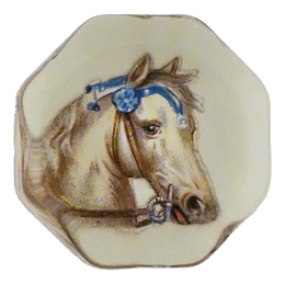 Blue Bow Horse