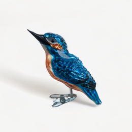 Clip-on Blue Kingfisher Ornament