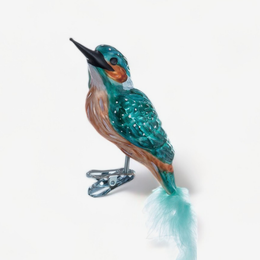 Clip-on Green Kingfisher Ornament