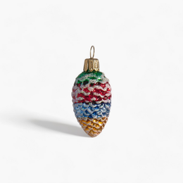 Mini Colorful Pine Cone Ornament
