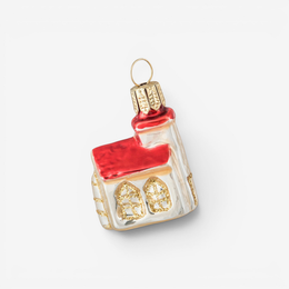 Mini Enamel Church Ornament