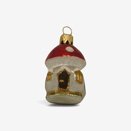 Mini Mushroom House Ornament