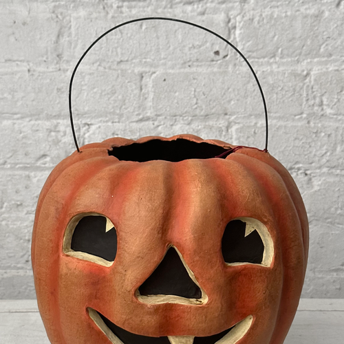 Happy Jack-O' Lantern Pumpkin Candy Bucket
