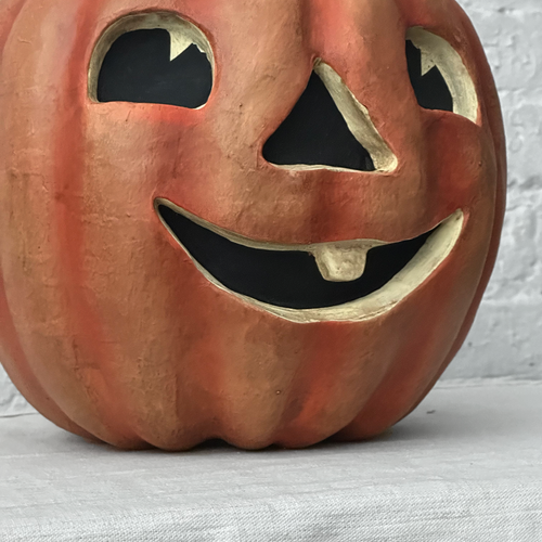 Happy Jack-O' Lantern Pumpkin Candy Bucket