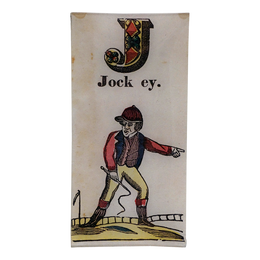 Occupation Alphabet - Jockey - FINAL SALE