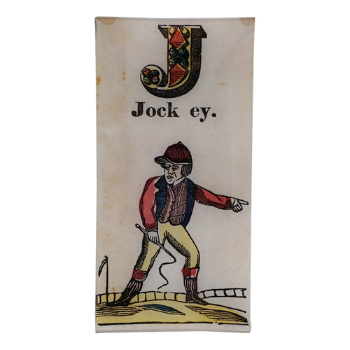 Occupation Alphabet - Jockey - FINAL SALE