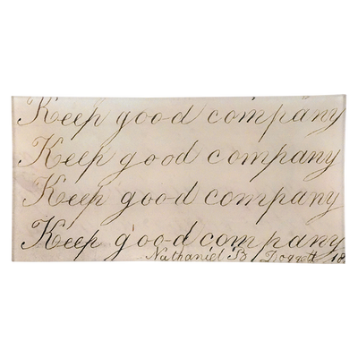 Keep Good Company (Cursive)