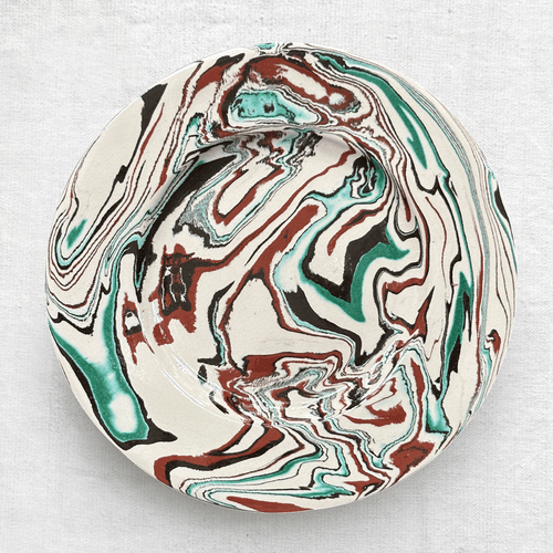 Marbled Dinner Plate in Riga (S901)