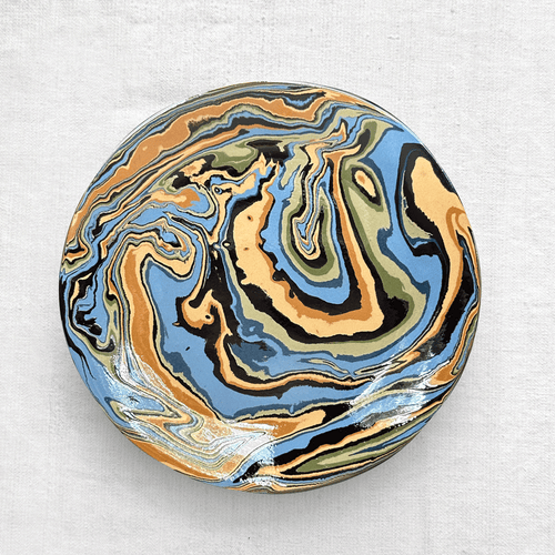 Marbled Dinner Plate in Papeete (S911)