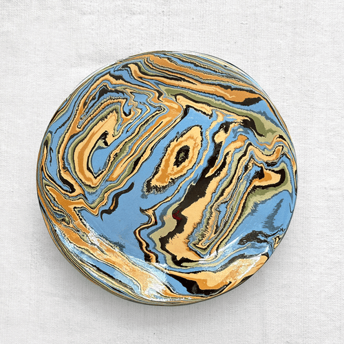 Marbled Dinner Plate in Papeete (S912)